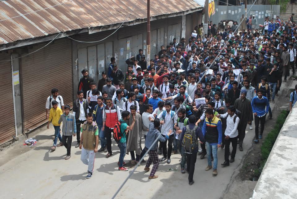 Students march towards slain cricketer’s home, town observes complete shutdown